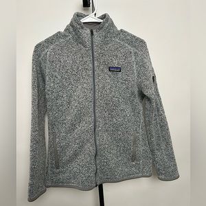 Patagonia “Women’s Better Sweater” jacket, light grey, size S